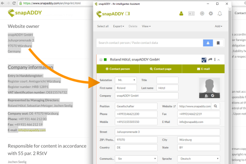 CentralStationCRM: create people, companies and deals