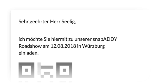 snapADDY VisitReport: Bestandsdatenverwaltung auf Ihrer Roadshow
