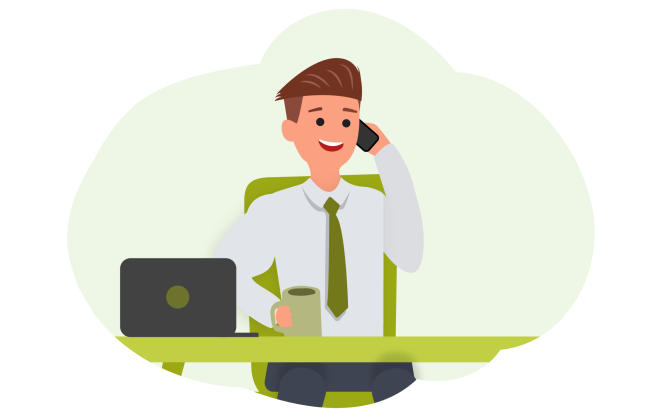 Los datos de contacto de la aplicación permiten ponerse rápidamente en contacto con los clientes.
