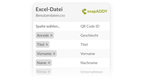 snapADDY VisitReport: Verschiedene Import-Möglichkeiten der Bestandsdaten