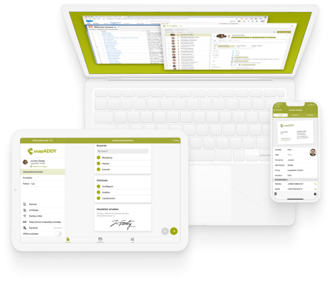 snapADDY products on displays