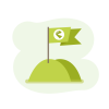 SnapADDY Flag on Hill