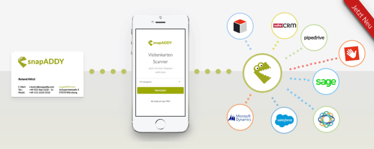 Visitenkarten ins CRM