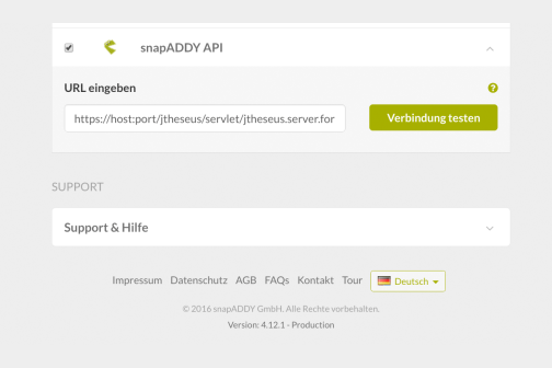 snapADDY & Theseus CRM: Einfache Verknüpfung