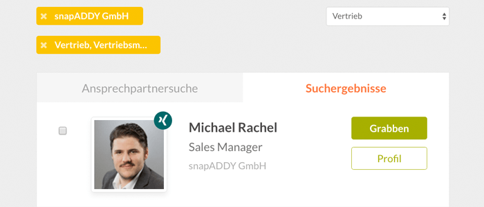Ansprechpartnersuche