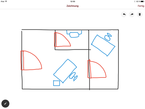 Sketches & drawings in snapADDY visitReport